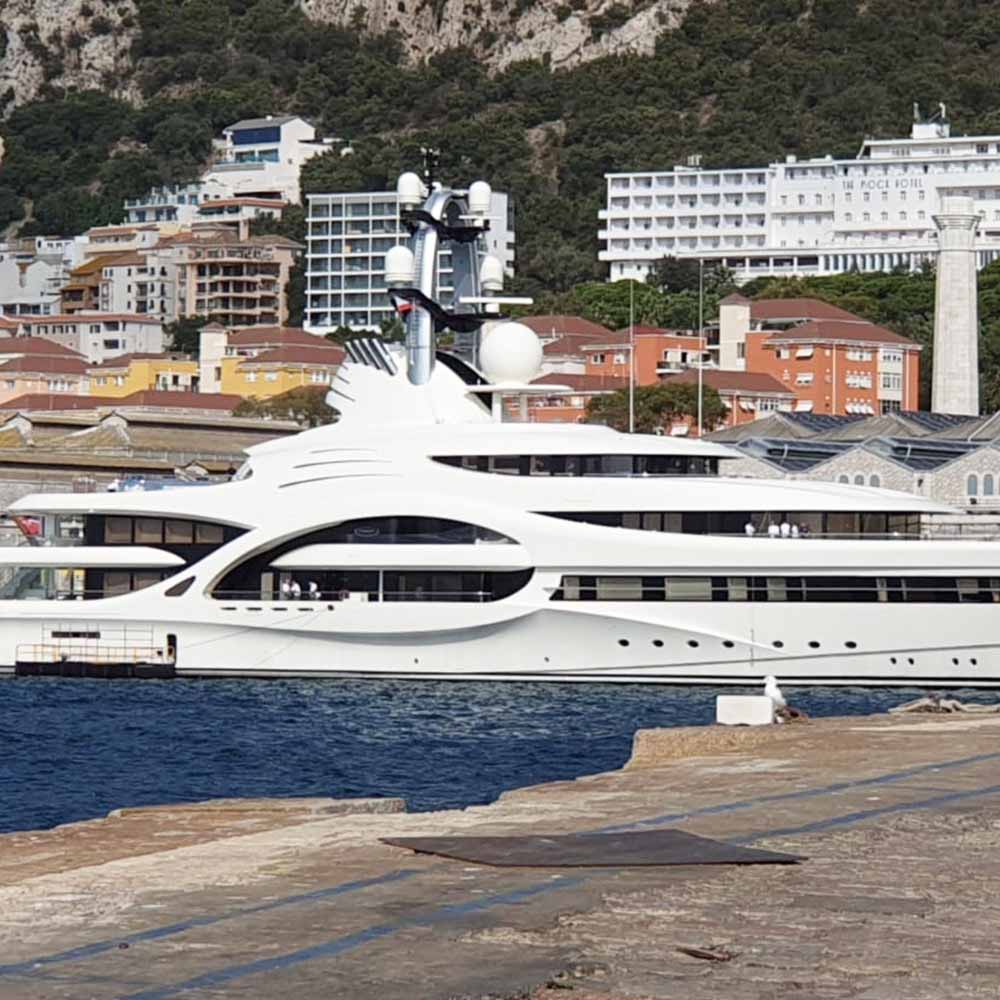 110 meter Feadship yacht wrap