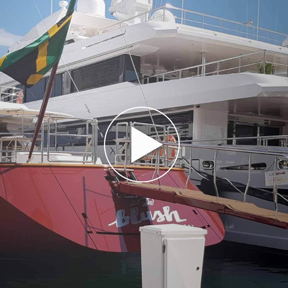 45 meter Perini Navi interior wrap